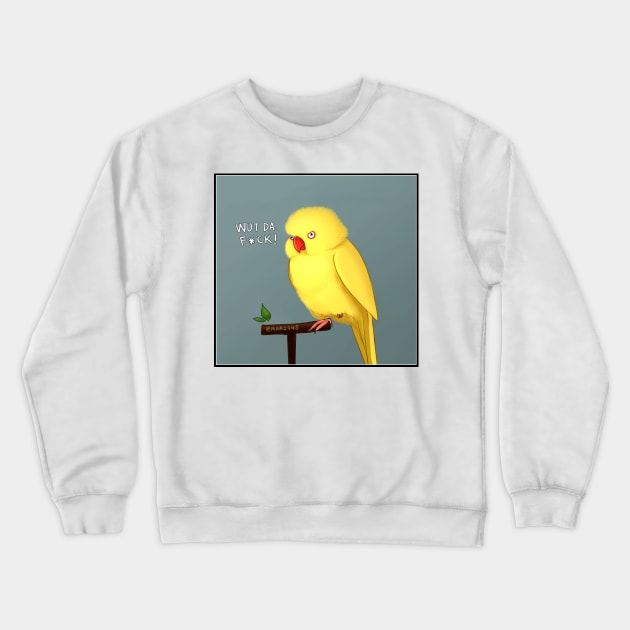 Yellow Birb Crewneck Sweatshirt by Mari945